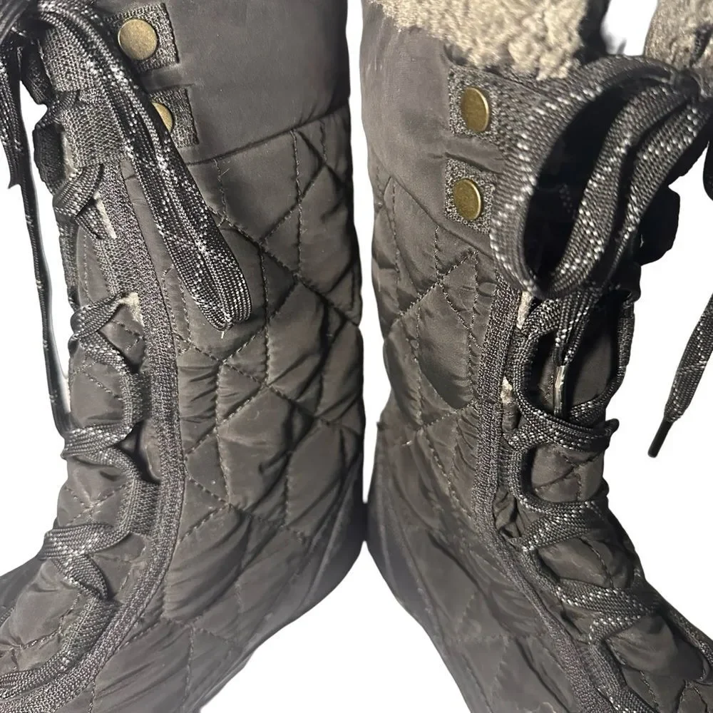 Columbia Minx Mid II Omni-Heat Black Winter Boots